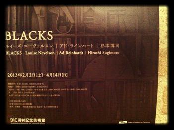 DIC川村記念美術館『BLACKS展』