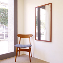 Aksel Kjersgaard / Large mirror in solid teak