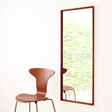 E.S.Mobler / Large mirror in solid teak