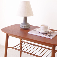 Gorm Mobler / Coffee table in teak Hyggebord 55