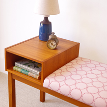 Telephone bench in teak (mina perhonen)