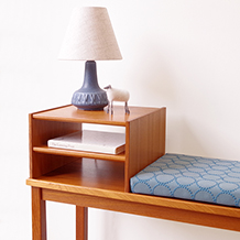 Telephone bench in teak (mina perhonen)