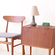 Sewing cabinet in teak