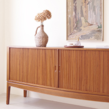 A.J. Iversen / Sideboard with tambour doors