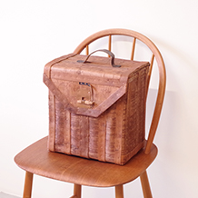 Birch Bark Basket with lid and handle