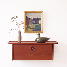 Ludvig Pontoppidan / Wall mount cabinet in teak