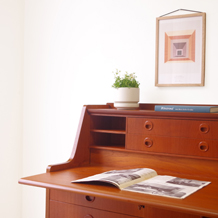 Bureau with key