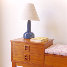 Telephone bench in teak