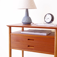 Kaj Winding / Bed side chest in teak and oak