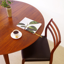 Helge Sibast / Round table in rosewood model.204