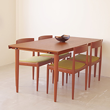 【張替&生地代込】Kai Kristiansen/Dining table with 4chairs