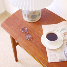 Coffee table in teak