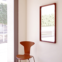 Egon Bro Petersen / Large mirror in teak