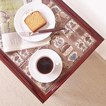 RoyalCopenhagen/Tile top tray trolley BACA