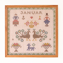 Cross stitch sampler