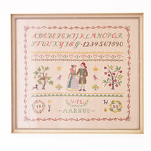 Cross stitch sampler