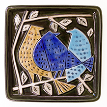 Lisa Larson / Wall Plaque Harlekin