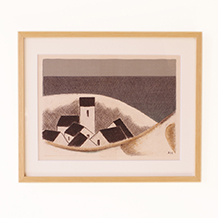 Johannes Hofmeister/Lithograph Landscape of Coast