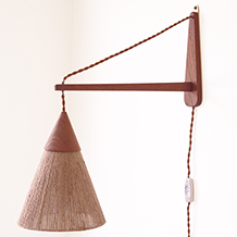 Ib Fabiansen / Wall lamp in solid teak