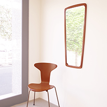 Aarhus Glasimport / Large mirror in teak
