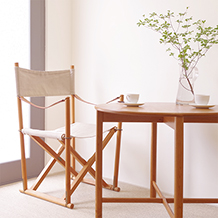 Mogens Koch / Round coffee table in oak