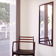 Kai Kristiansen / Large mirror in solid rosewood