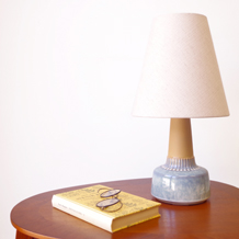 Soholm / Table lamp(white&powder blue)