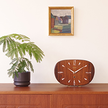 Junghans / Table clock in rosewood