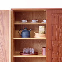 Yngve Ekstrom / Cabinet in teak Krus