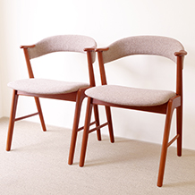Kai Kristiansen /Set of 2dining chairs in teak