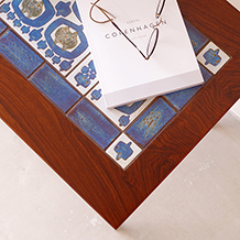 Royal Copenhagen/Tile top table TENERA in rosewood