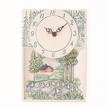 Jie Gantofta / Ceramic wall clock