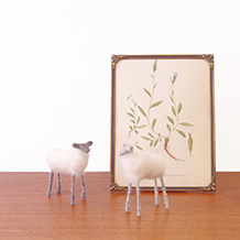 Picture frame & Campanula of lithographic booklet