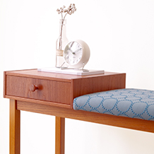 Telephone bench in teak (mina perhonen)