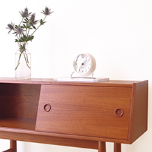 Kai Kristiansen/Cabinet with sliding door in teak