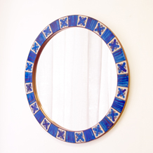 Dietlinde Hein / Circular mirror with tiles