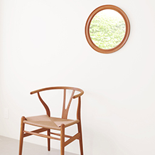 Pedersen & Hansen / Circular mirror in pine