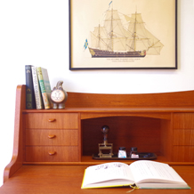Bureau with key