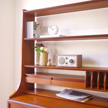Shelf with cabinet,drawers and writing board