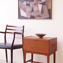 Ludvig Pontoppidan / Sewing cabinet in teak