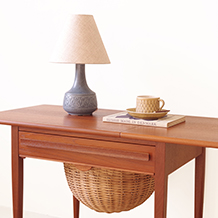 Johannes Andersen / Sewing table with leaf