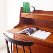 Bureau with mirror & key