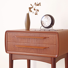Johannes Andersen /Chest of 2drawers in teak
