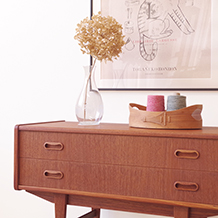 Chest of 2drawers in teak
