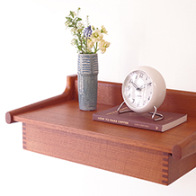 Kai Kristiansen / Wall shelf with drawer in teak