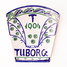 Alminia(Royal Copenhagen) / Brewery ceramic plate