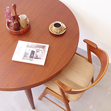 Schou Andersen / Round dining table in teak