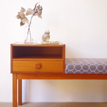 Telephone bench in teak (mina perhonen)