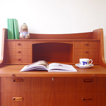 Bureau with key