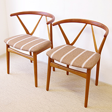 Henning Kjaernulf /Set of 2dining chairs model.255